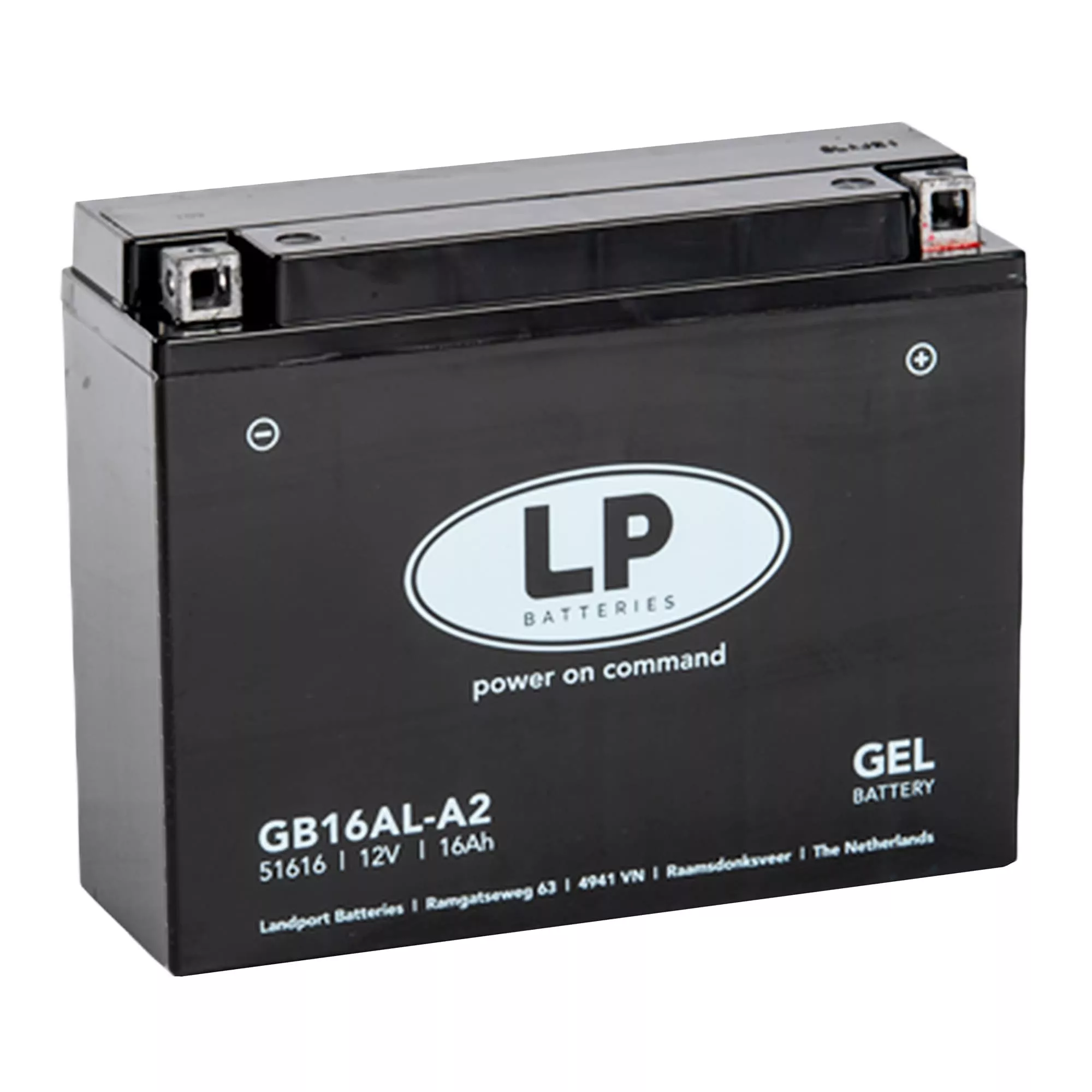 Мото акумулятор LP BATTERY GEL 6СТ-16Ah АзЕ (GB16AL-A2)