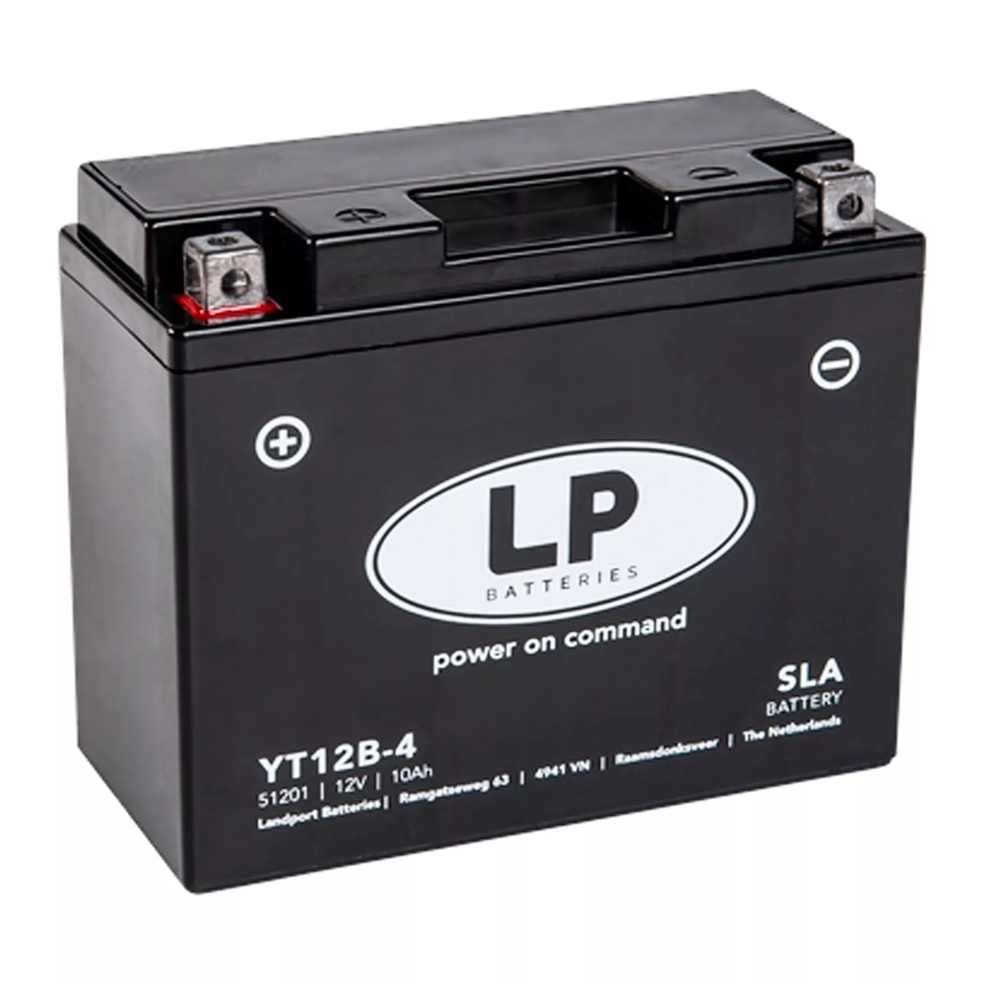 Мото аккумулятор LP BATTERY SLA 10Ah АзЕ (YT12B-4)