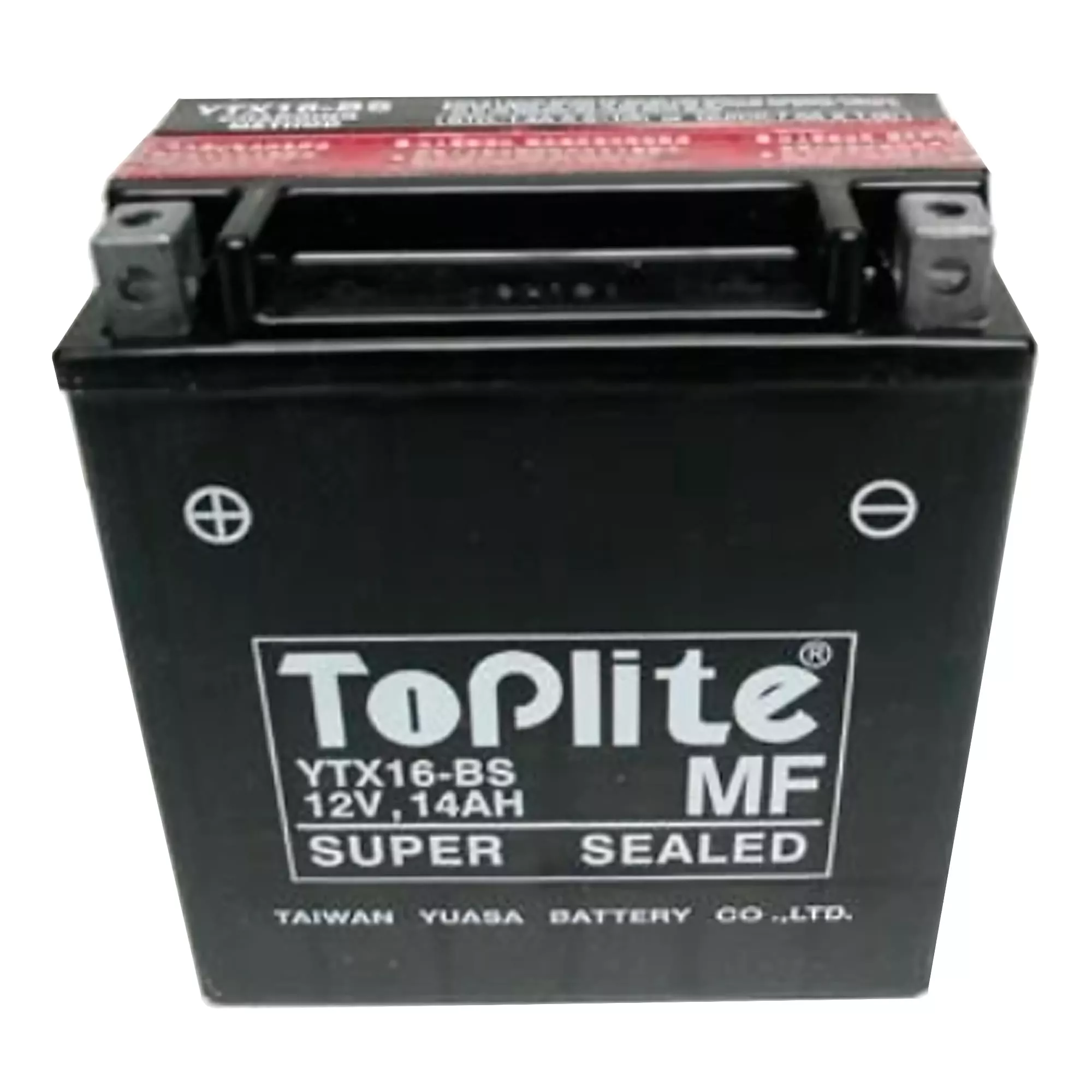 Мото аккумулятор TOPLITE 6СТ-14Ah 180A Аз (YTX12-BS)
