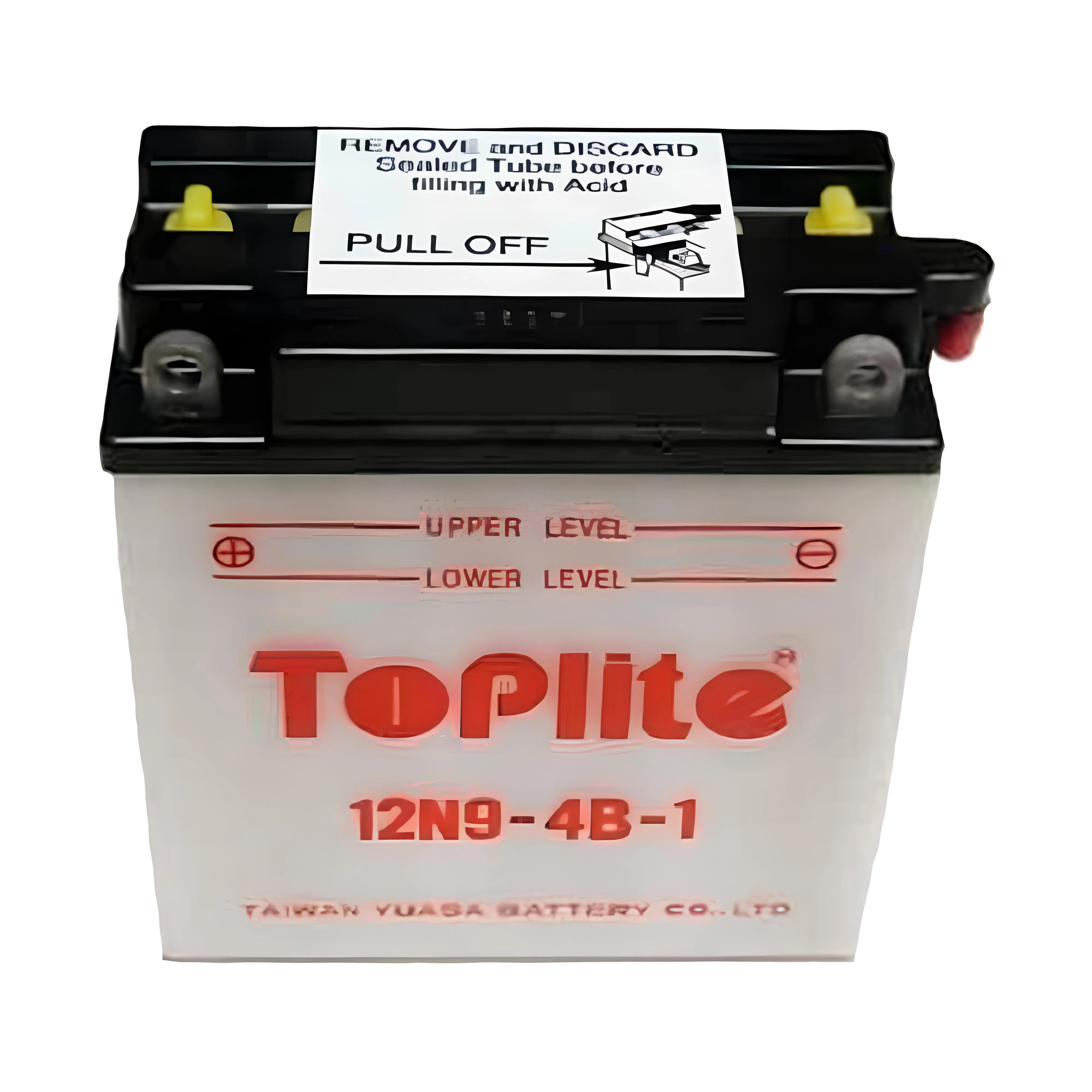 Мото аккумулятор TOPLITE 6СТ-9Ah Аз (12N9-4B-1) Мото аккумулятор TOPLITE 6СТ-9Ah Аз (12N9-4B-1)