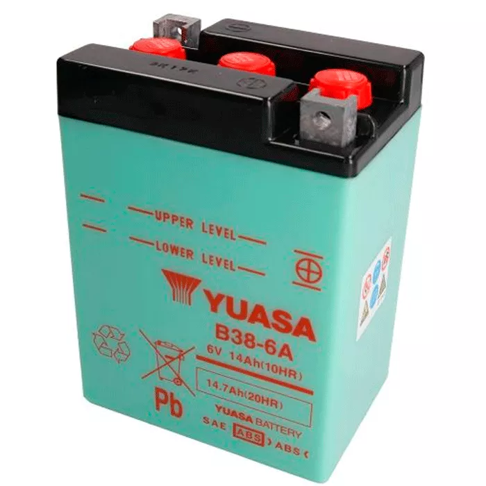 Мото акумулятор YUASA 3СТ-14Аh АзЕ (B38-6A) Мото акумулятор YUASA 3СТ-14Аh АзЕ (B38-6A)