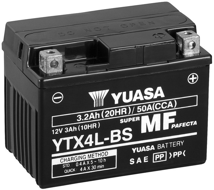 Мото аккумулятор YUASA AGM 6СТ-3Ah АзЕ (YTX4L-BS)