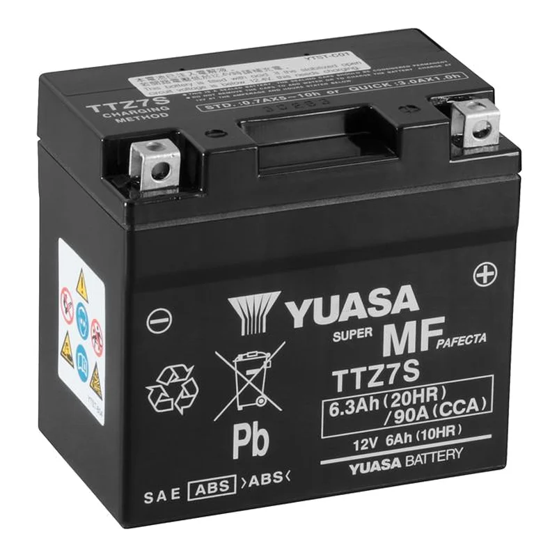 Мото аккумулятор YUASA SUPER MF PAFECTA 6СТ-6Ah АзЕ (TTZ7S) Мото аккумулятор YUASA SUPER MF PAFECTA 6СТ-6Ah АзЕ (TTZ7S)