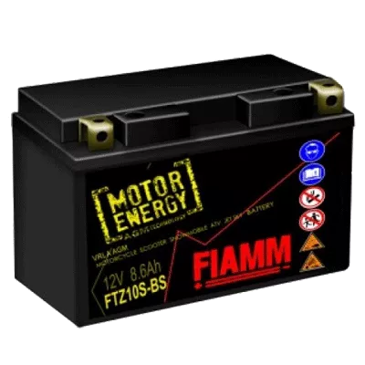 Мото аккумулятор FIAMM 8,6Ah 120А АзЕ FTZ10S-BS