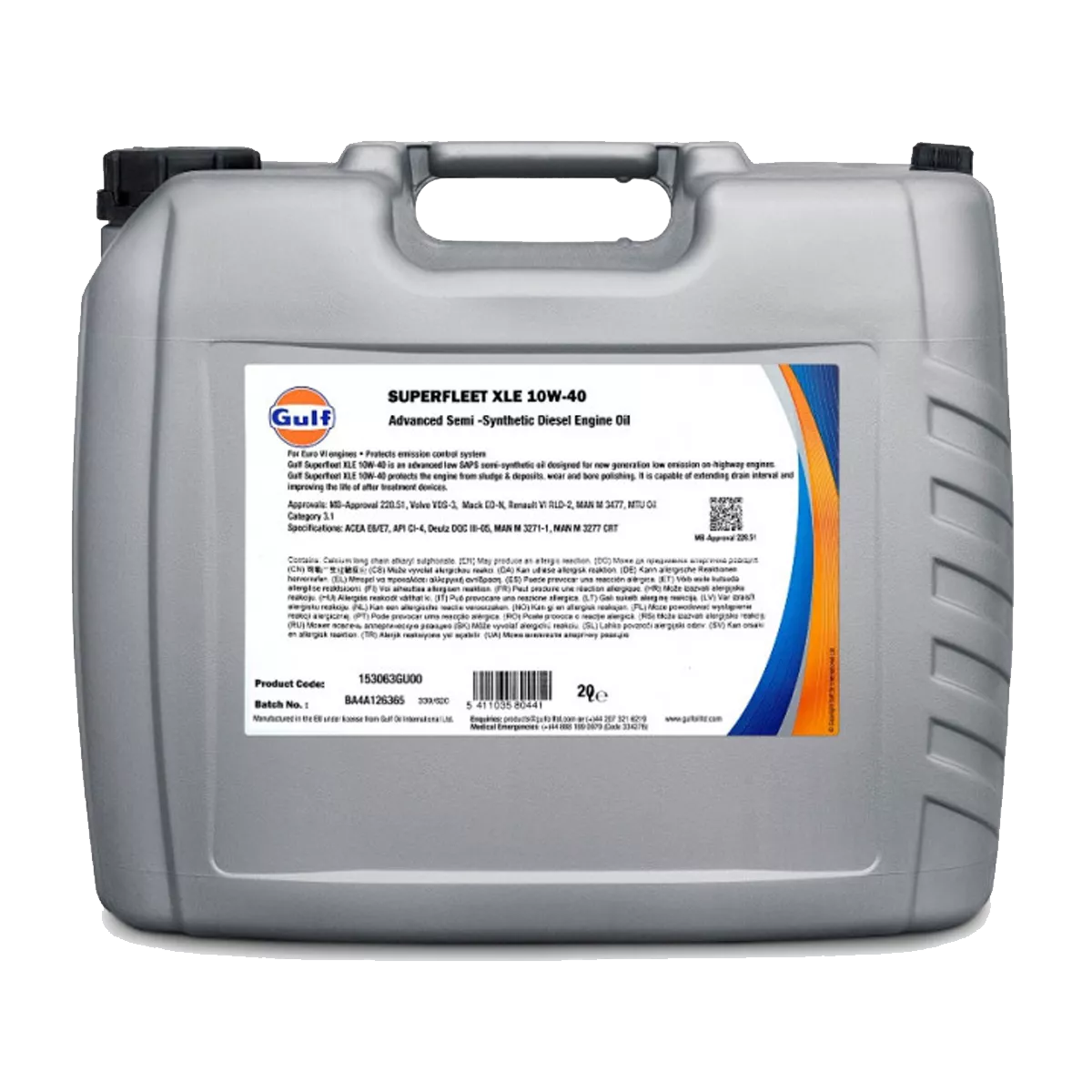 Моторное масло Gulf Superfleet Supreme 10W-40 20л Моторное масло Gulf Superfleet Supreme 10W-40 20л