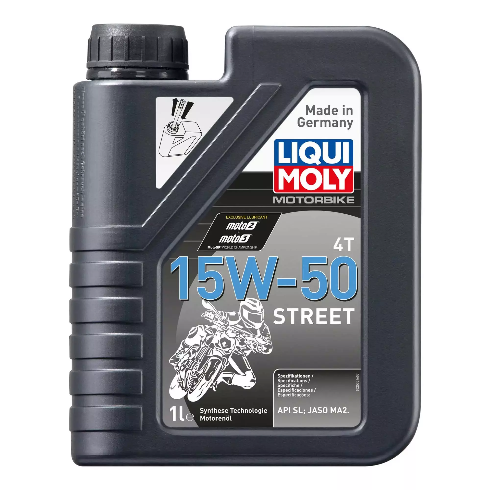 Моторна олива 4Т Liqui Moly Motorbike 4T Street 15W-50 1л (2555) Моторна олива 4Т Liqui Moly Motorbike 4T Street 15W-50 1л (2555)