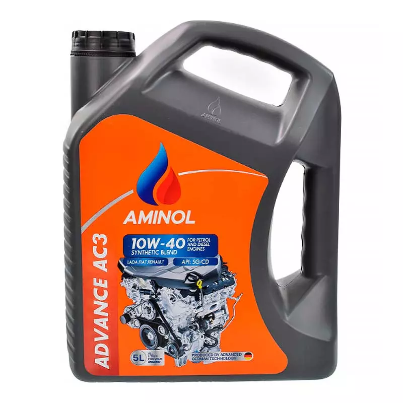 Моторное масло AMINOL Advance AC3 10W-40 5 л (AM164951) Моторное масло AMINOL Advance AC3 10W-40 5 л (AM164951)