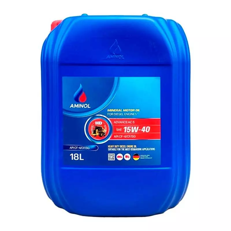 Моторное масло AMINOL Advance AC5 15W-40 18 л (AM161786) Моторное масло AMINOL Advance AC5 15W-40 18 л (AM161786)