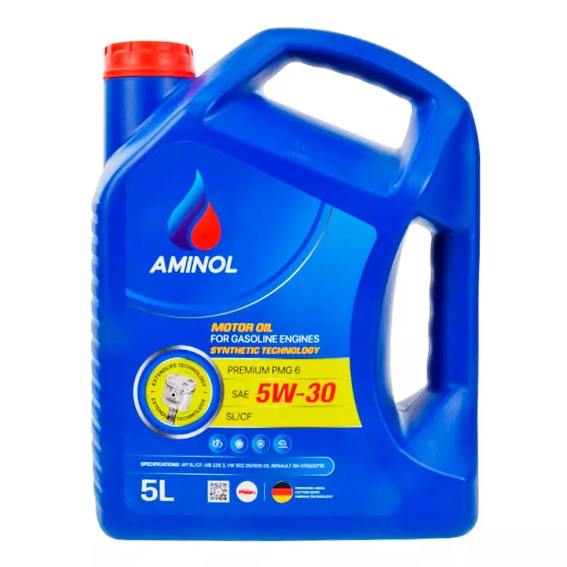 Моторное масло AMINOL Premium PMG6 5W-30 5 л (AM161770)