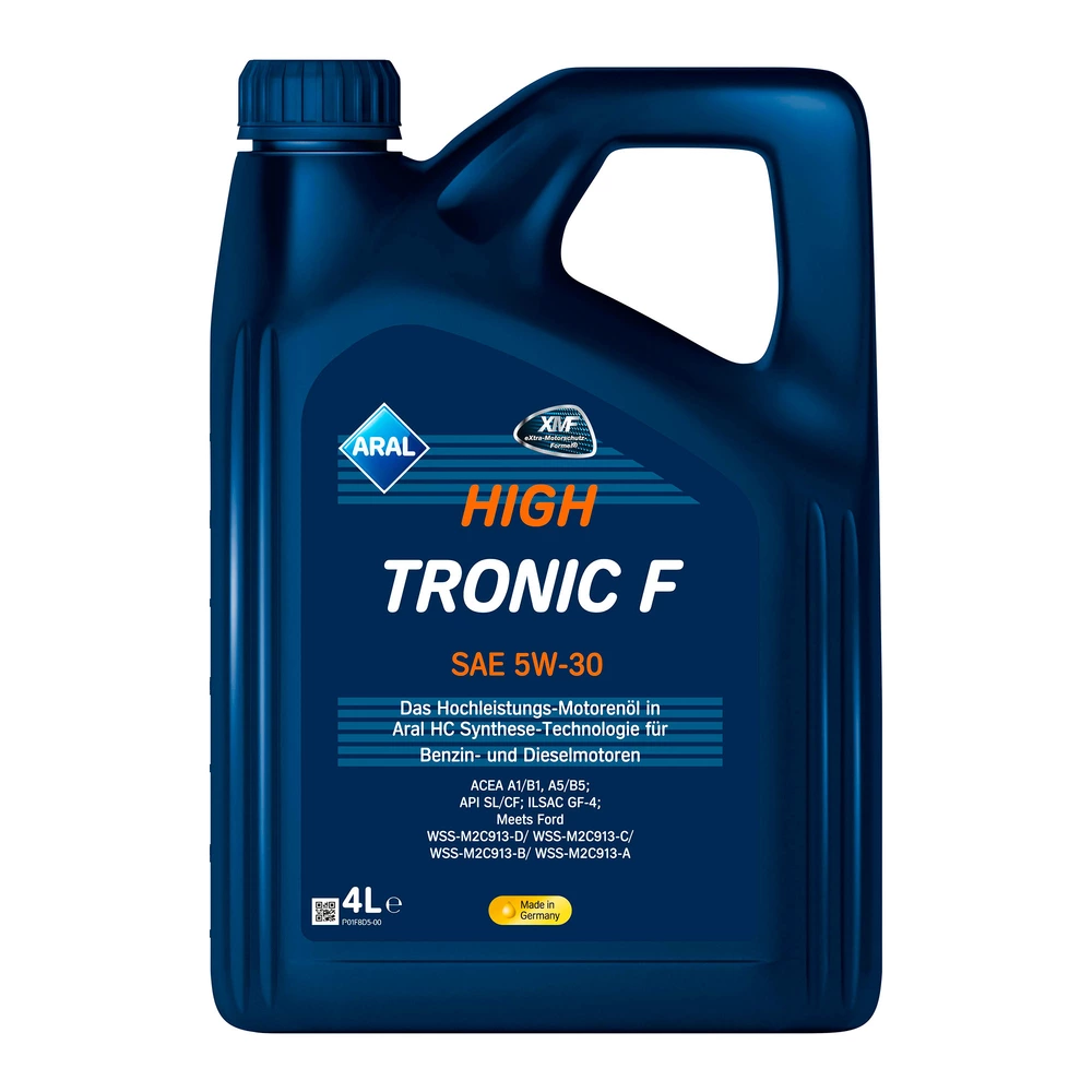 Моторна олива Aral HighTronic F SAE 5W-30 4 л (HIGHTRONIC F 5W 304L) Моторна олива Aral HighTronic F SAE 5W-30 4 л (HIGHTRONIC F 5W 304L)