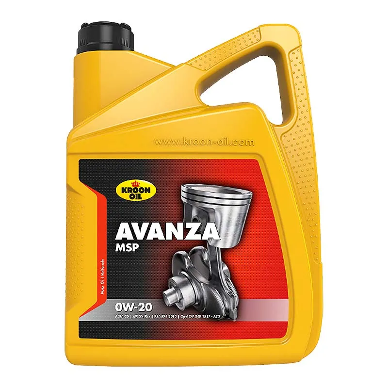 Моторное масло Kroon Oil Avanza MSP 0W-20 5л (37350)