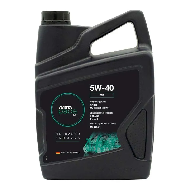 Моторна олива AVISTA pace EVO C3 SAE 5W-40 4л (173513) Моторна олива AVISTA pace EVO C3 SAE 5W-40 4л (173513)