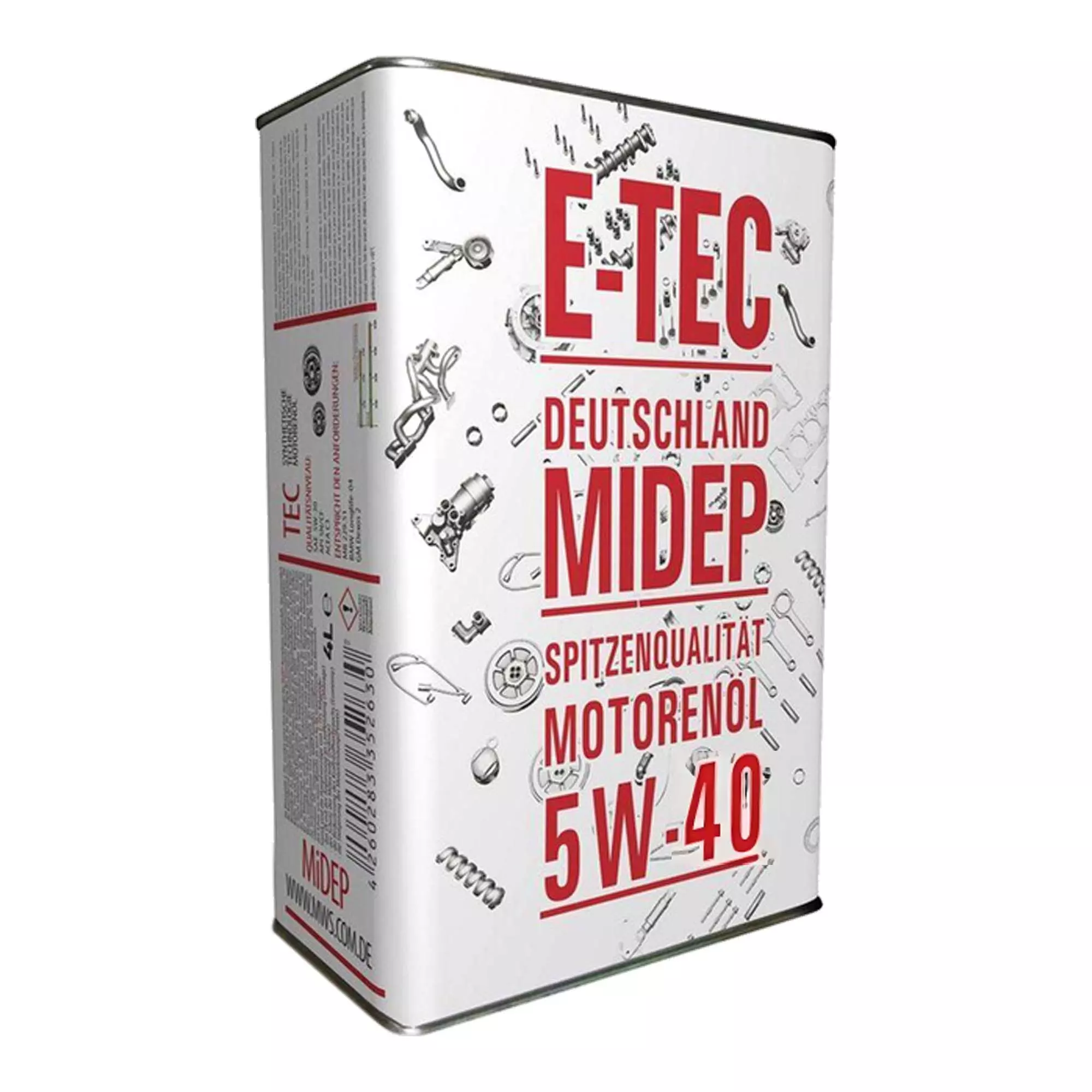 Моторна олива E-TEC EVO 5w-40 4л (5338)