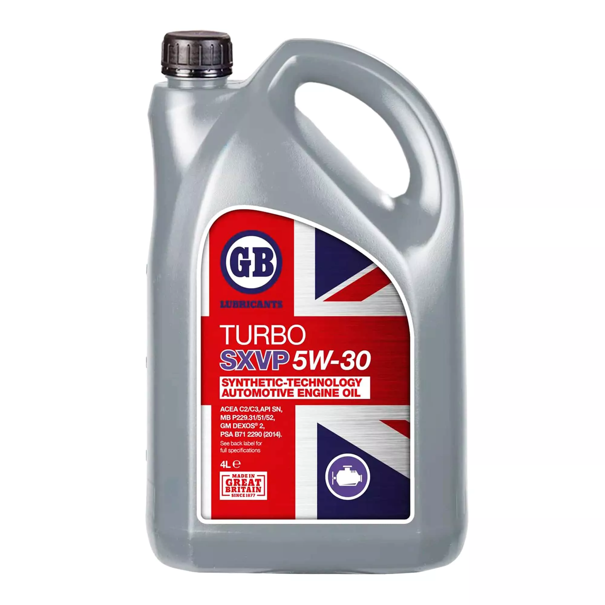 Моторное масло GB Lubricants TURBO SXVP 5W/30 4л (SXVP5W30-4) Моторное масло GB Lubricants TURBO SXVP 5W/30 4л (SXVP5W30-4)