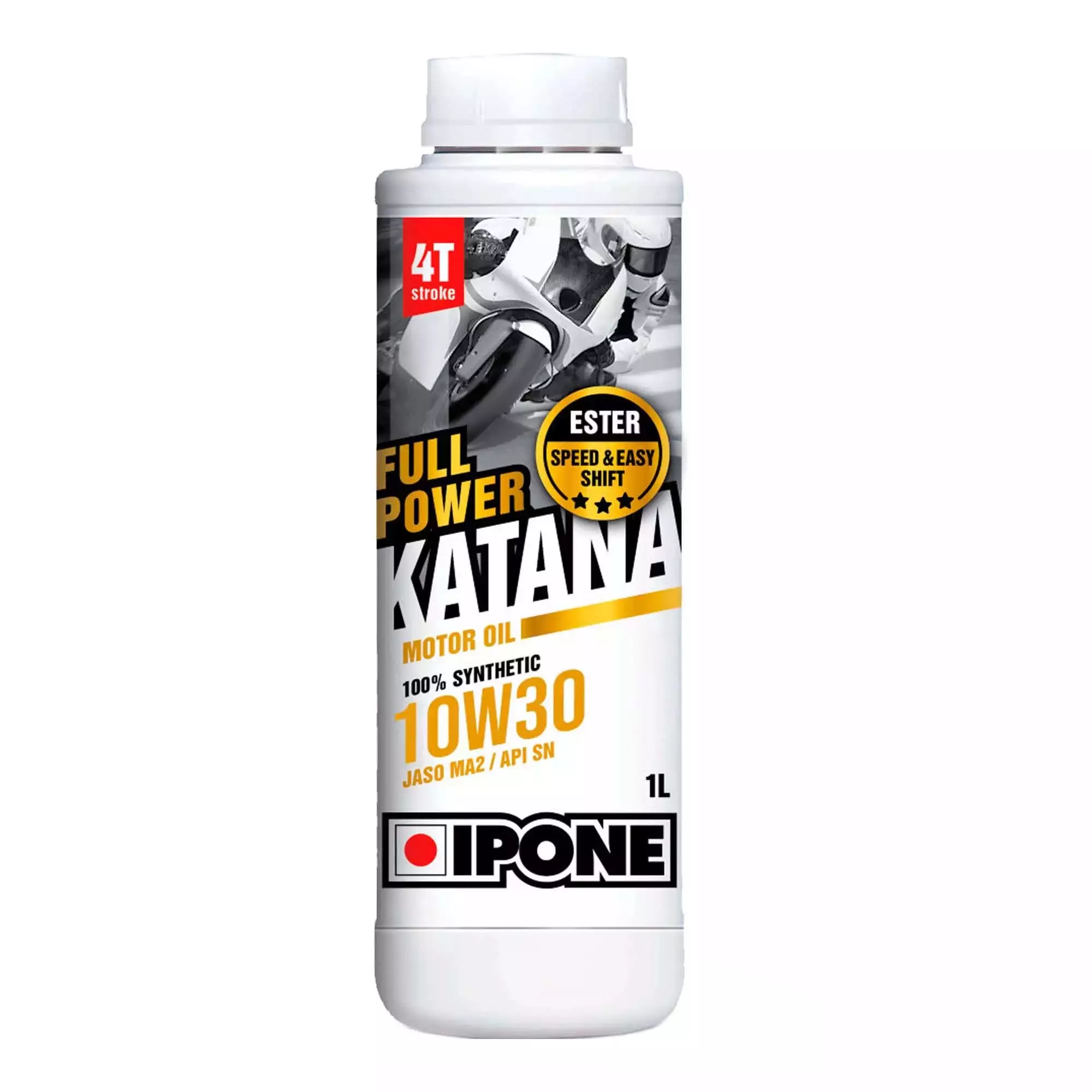 Моторное масло Ipone Full Power Katana 4Т 10W-30 1л (800632) Моторное масло Ipone Full Power Katana 4Т 10W-30 1л (800632)