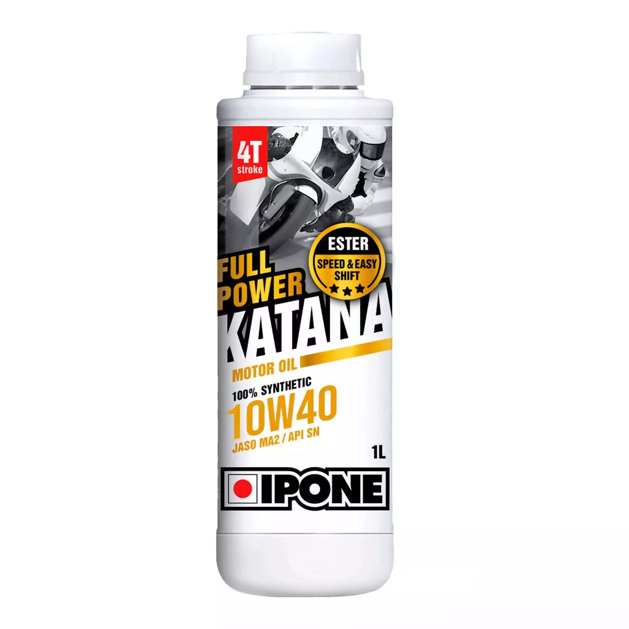 Моторное масло Ipone Full Power Katana 4Т 10W-40 1л (800359) Моторное масло Ipone Full Power Katana 4Т 10W-40 1л (800359)