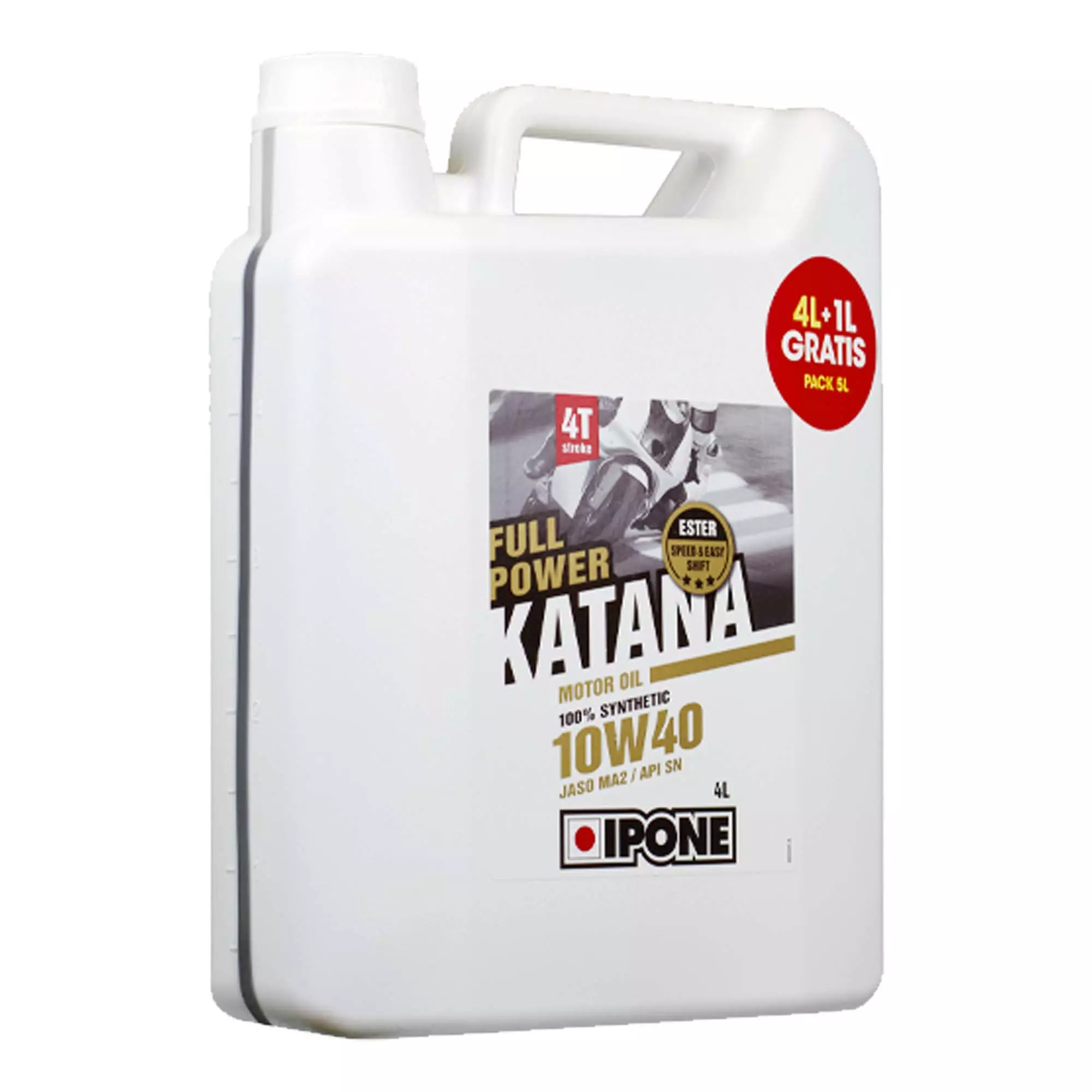 Моторна олива Ipone Full Power Katana 4Т 10W-40 4+1л (800470)