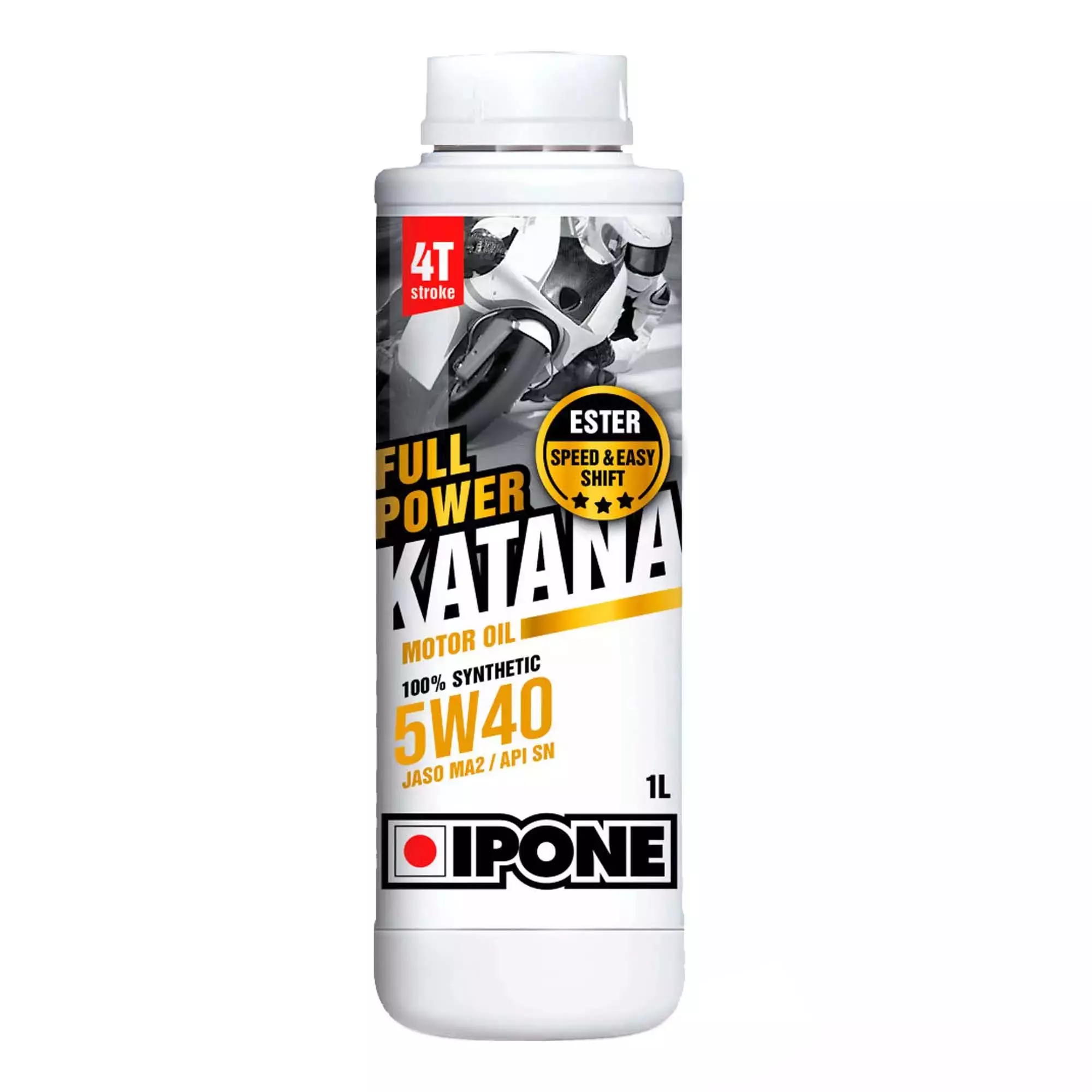 Моторное масло Ipone Full Power Katana 4Т 5W-40 1л (800362) Моторное масло Ipone Full Power Katana 4Т 5W-40 1л (800362)
