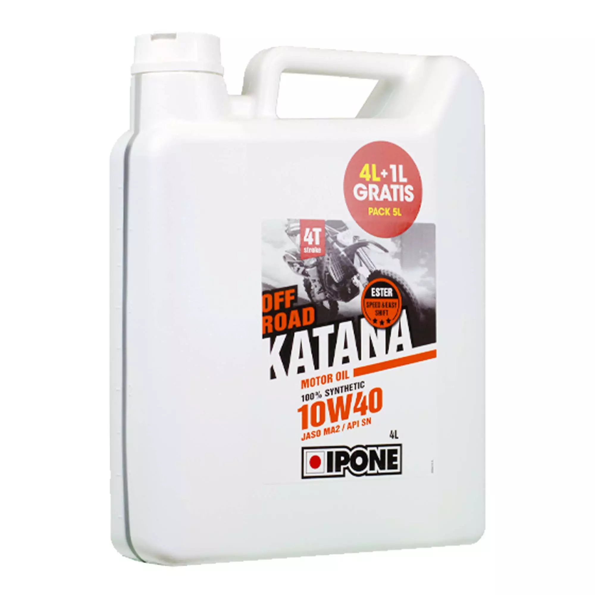 Моторное масло Ipone OFF Road Katana 4Т 10W-40 4+1л (800474)