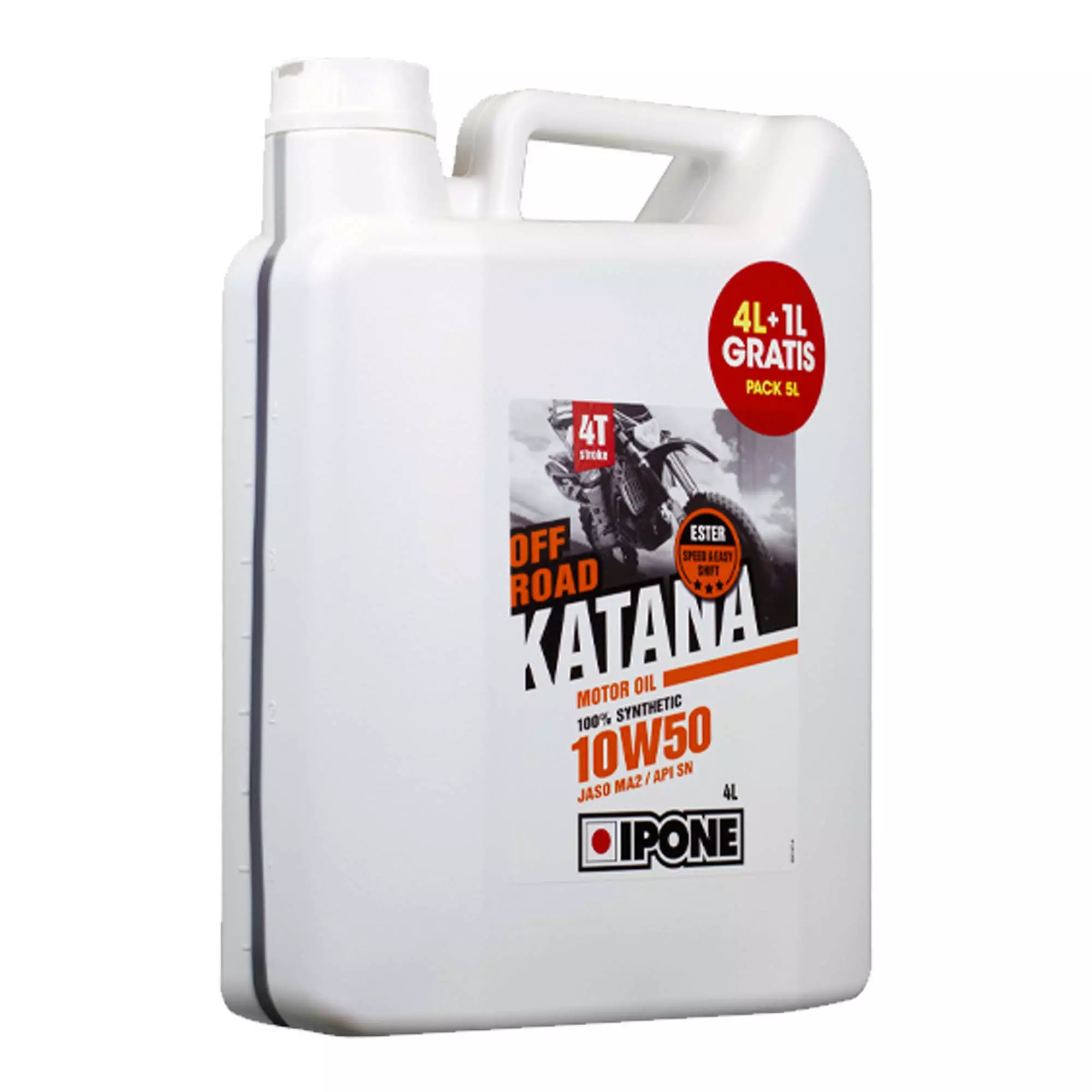 Моторное масло Ipone OFF Road Katana 4Т 10W-50 4+1л (800017)