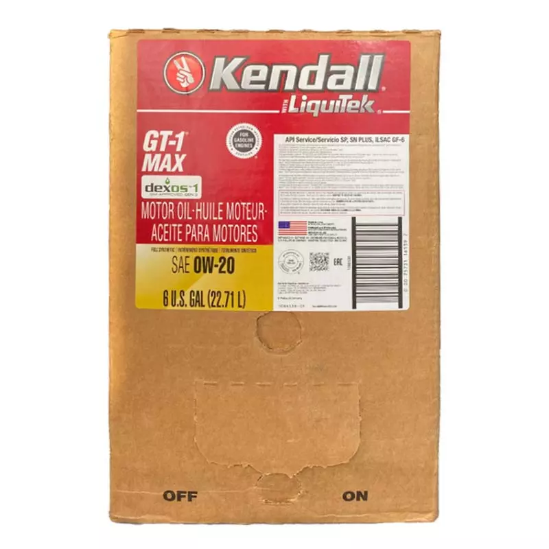 Моторна олива Kendall GT-1 MAX 0W-20 22,7л (1086539)