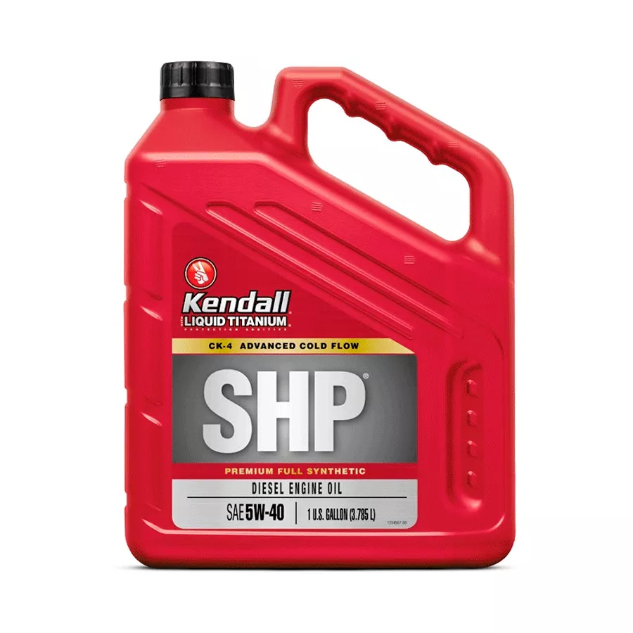 Моторное масло Kendall SHP Premium Diesel Full Synthetic Liquid Titanium CK-4 5W-40 3,785л (1078348)