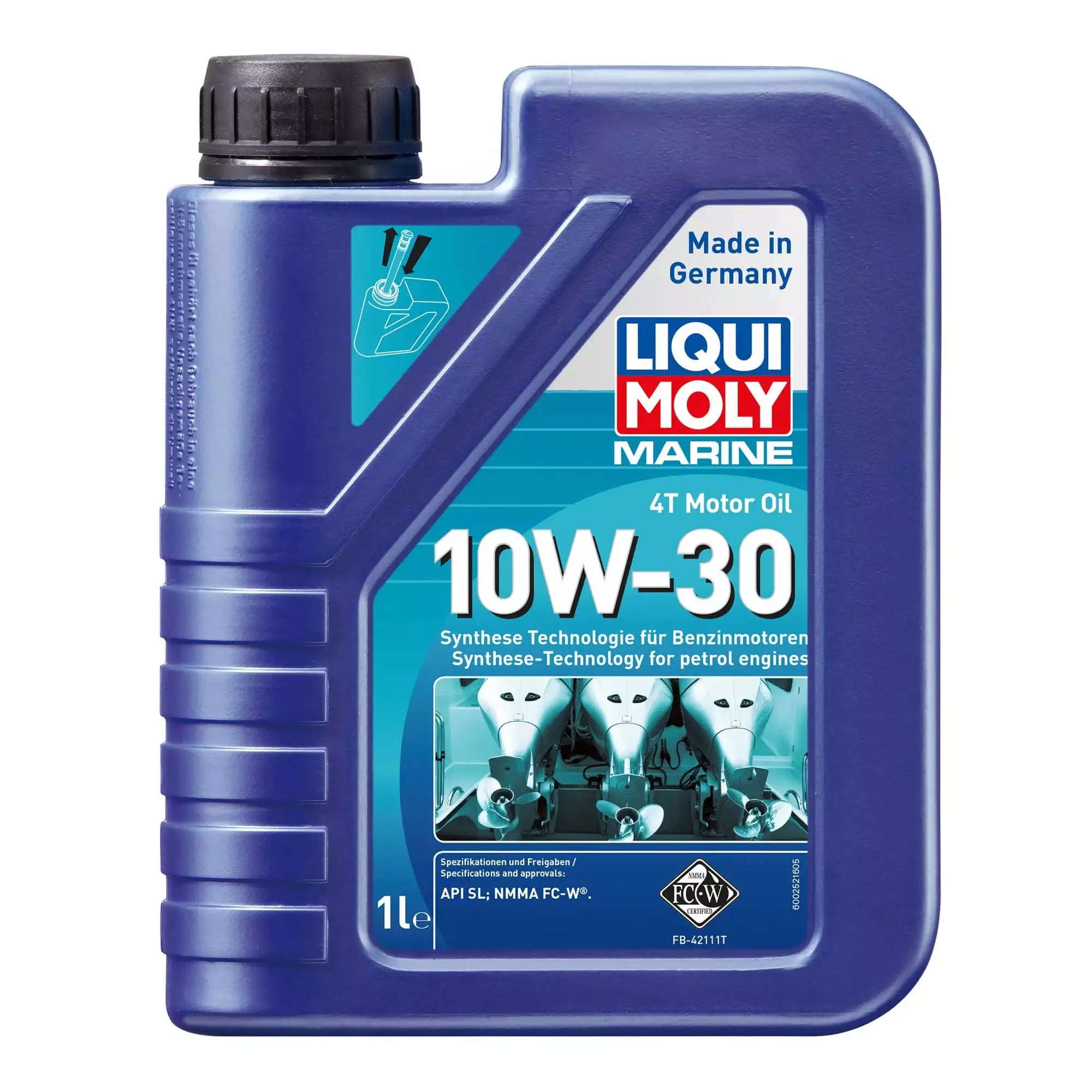 Моторное масло Liqui Moly Marine 4T Motor Oil 10W-40 1л (25012)