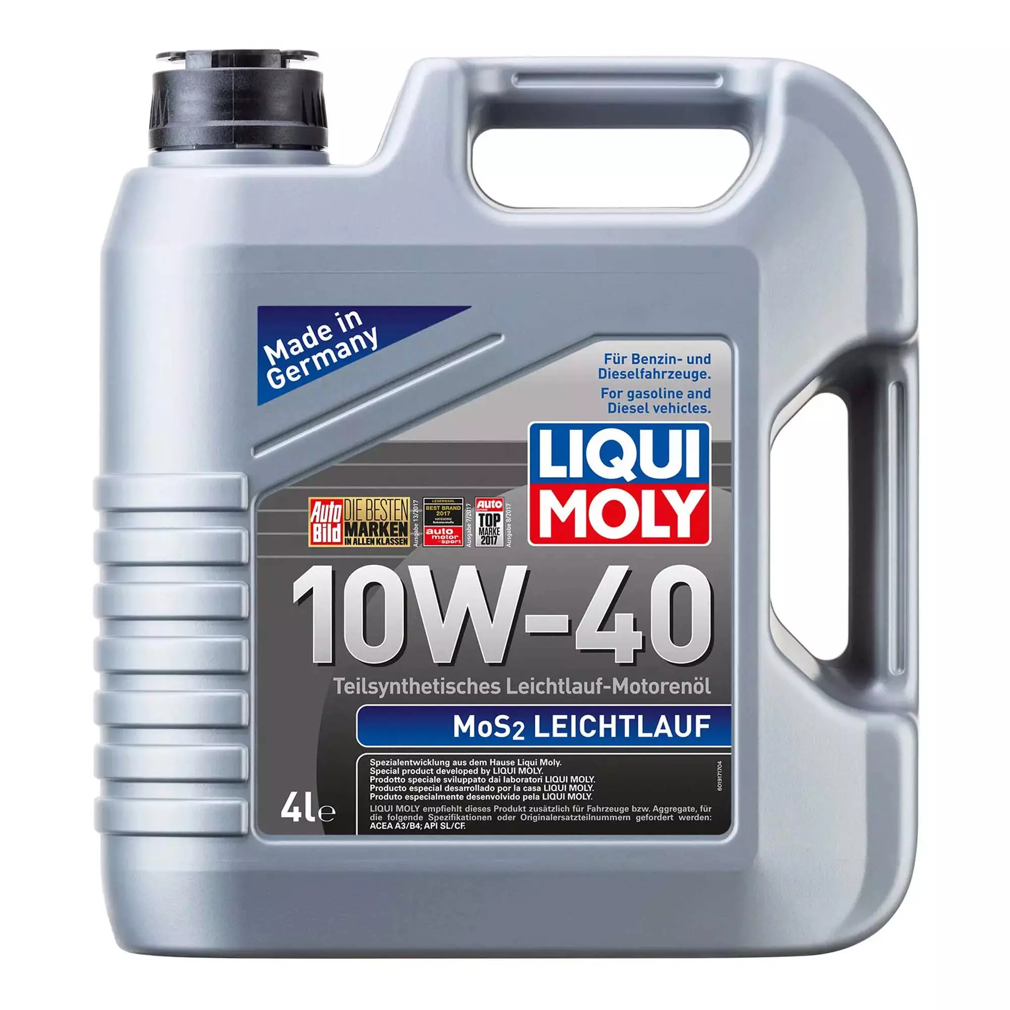 Моторное масло Liqui Moly MoS2-Leichtlauf 10W-40 4л (1917)