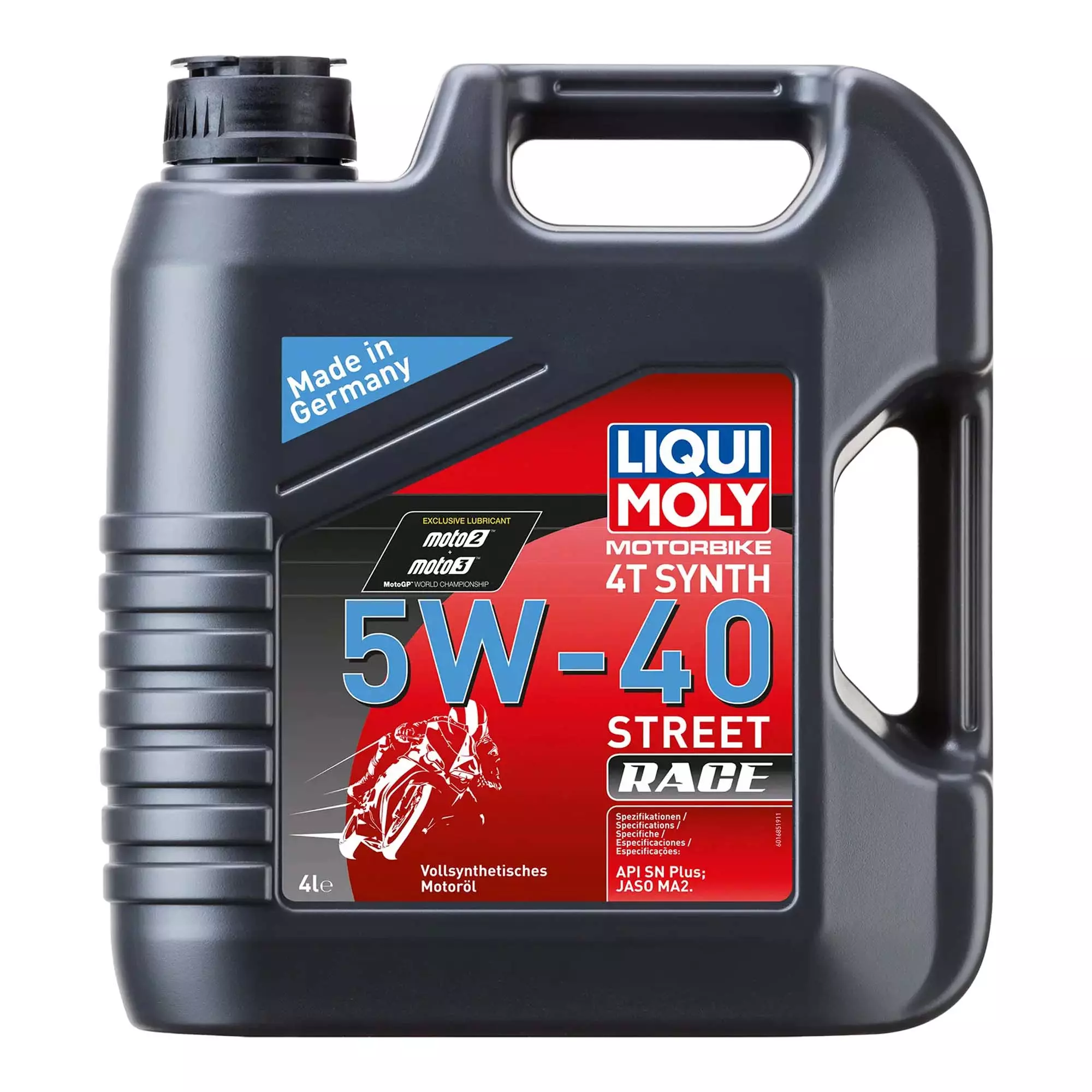 Моторное масло Liqui Moly Motorbike 4T Synth Street Race 5W-40 4л (1685)