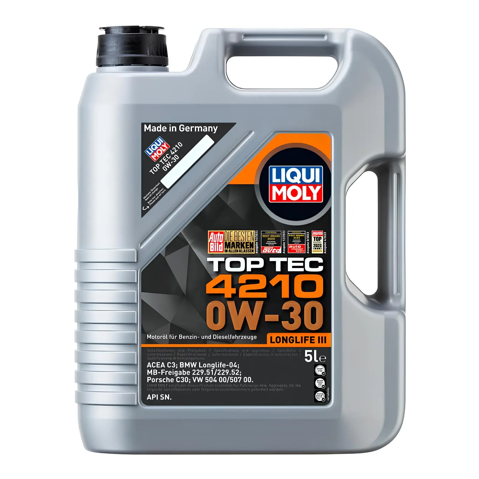 Моторна олива Liqui Moly Top Tec 4210 0W-30 5л (21605) Моторна олива Liqui Moly Top Tec 4210 0W-30 5л (21605)