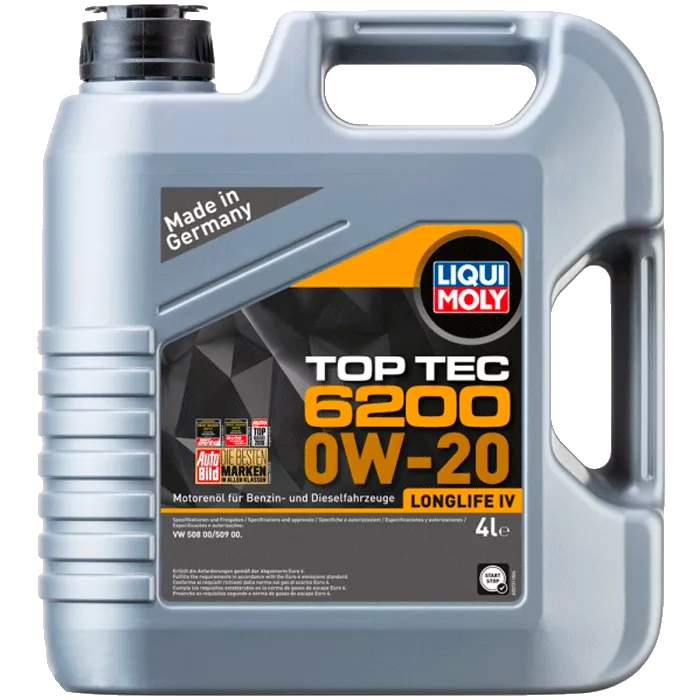 Моторное масло Liqui Moly Top Tec 6200 0W-20 4л (20788)