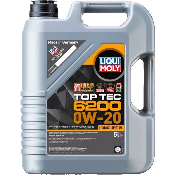 Моторное масло Liqui Moly Top Tec 6200 0W-20 5л (20789)