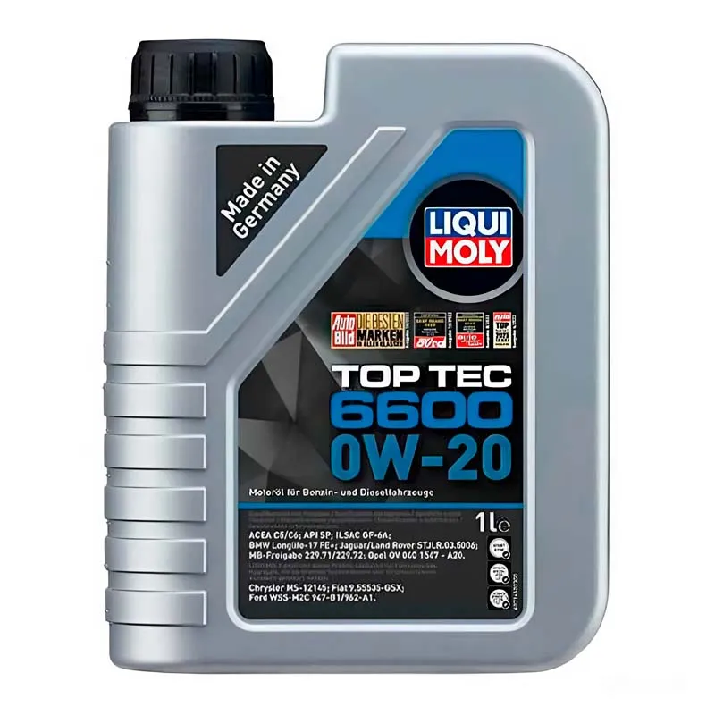 Моторное масло Liqui Moly Top Tec 6600 0W-20 1л (21410) Моторное масло Liqui Moly Top Tec 6600 0W-20 1л (21410)