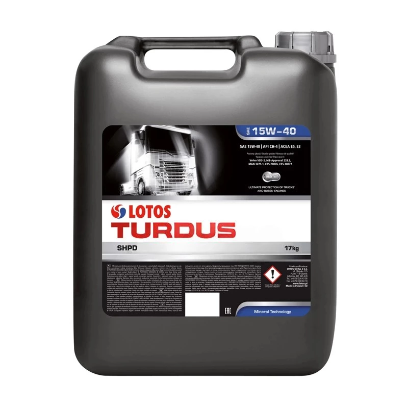 Моторна олива Lotos Turdus SHPD 15W-40 20 л (WF-2L01750-000) Моторна олива Lotos Turdus SHPD 15W-40 20 л (WF-2L01750-000)