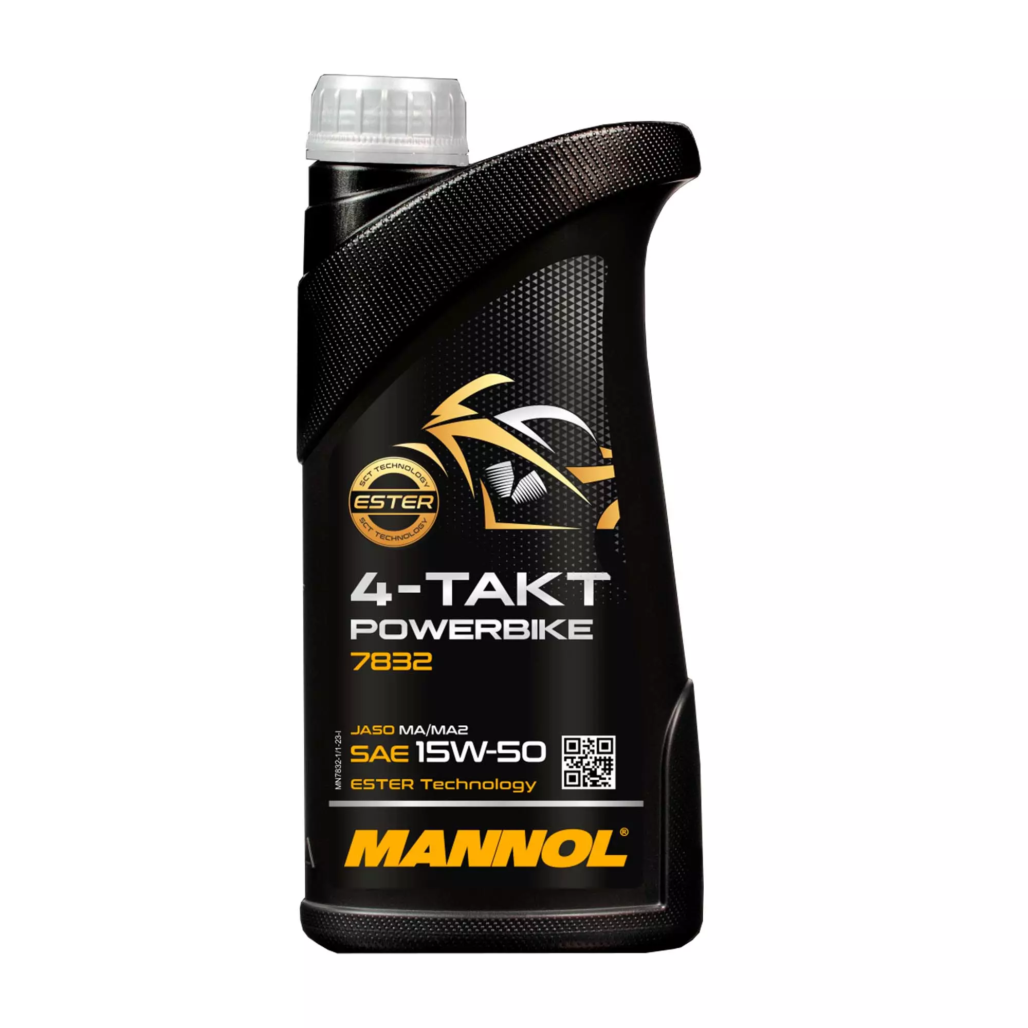 Моторное масло MANNOL 4-TAKT POWERBIKE 15W-50 1л (MN7832-1)