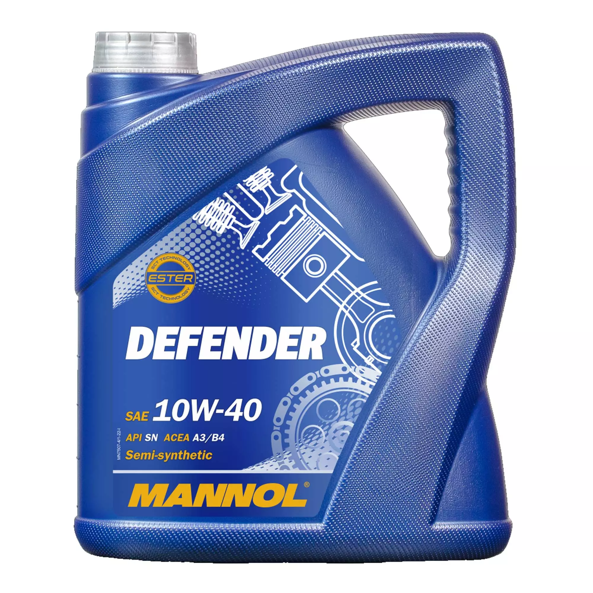 Моторное масло MANNOL DEFENDER SAE 10W-40 4л (MN7507-4)