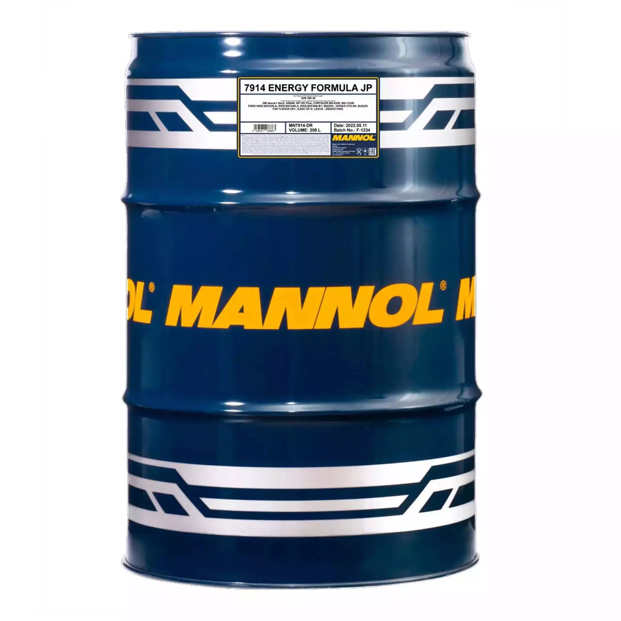 Моторное масло MANNOL ENERGY FORMULA JP SAE 5W-30 208л (MN7914-DR) Моторное масло MANNOL ENERGY FORMULA JP SAE 5W-30 208л (MN7914-DR)