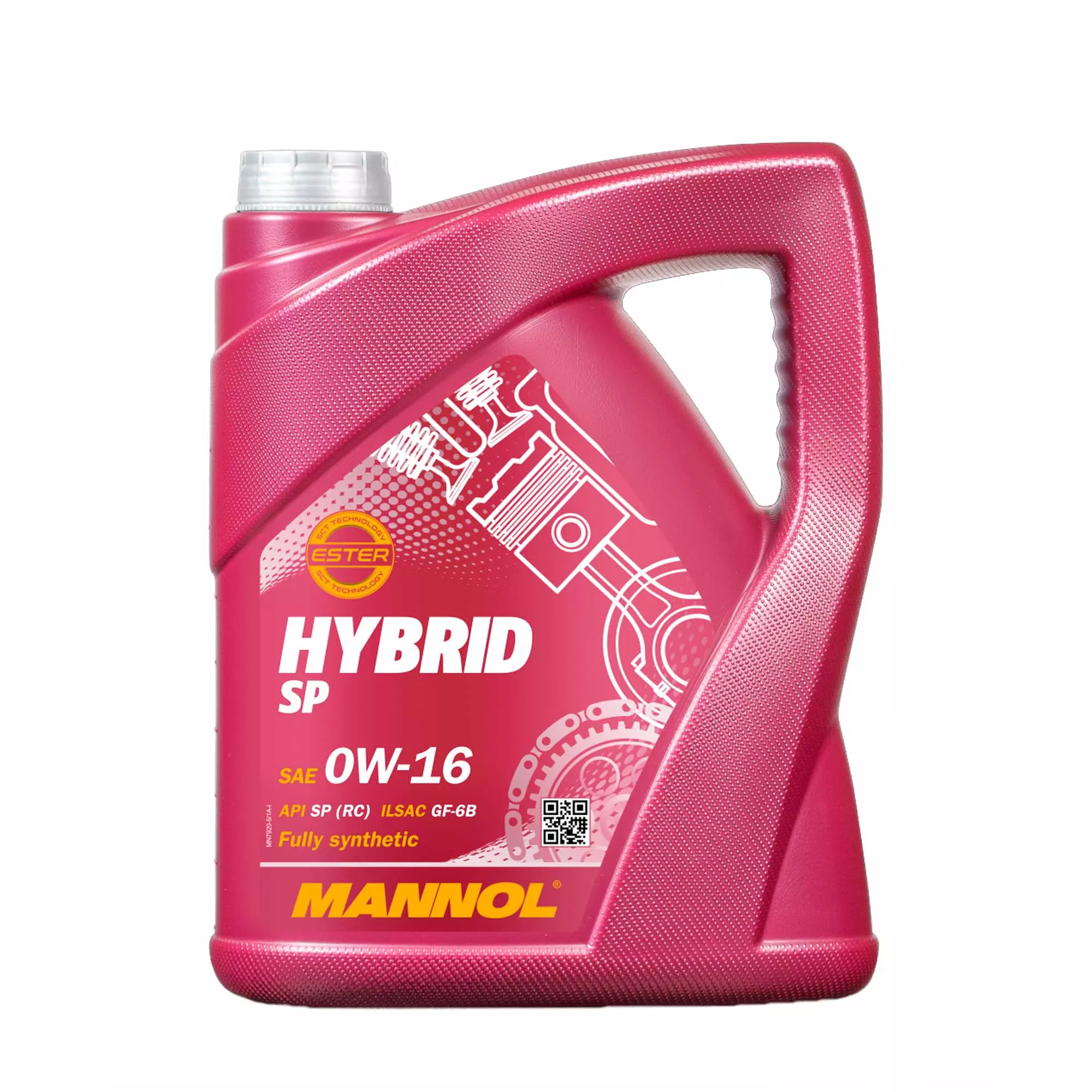 Моторное масло MANNOL HYBRID SP SAE 0W-16 5л (MN7920-5)