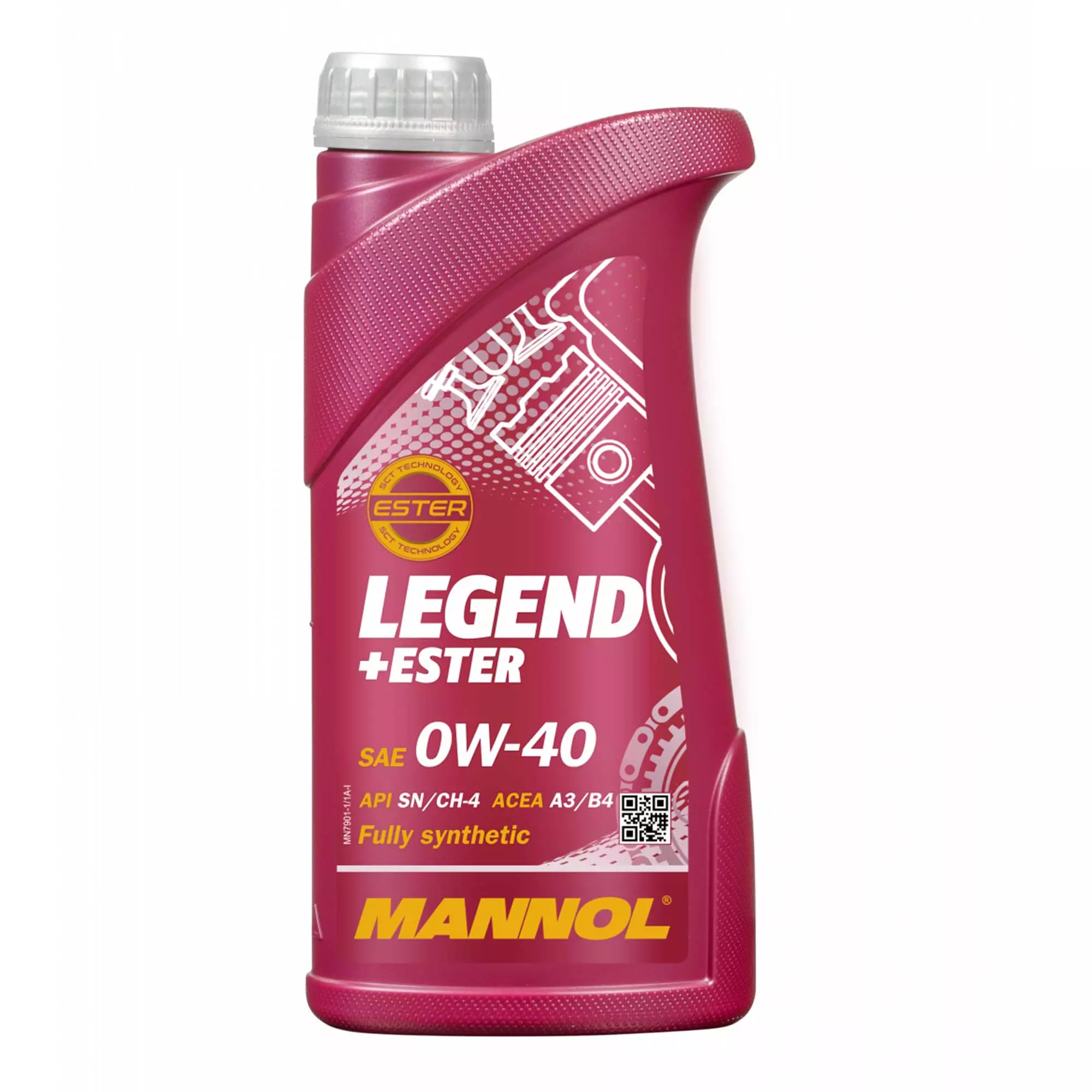 Моторное масло MANNOL LEGEND+ESTER 0W-40 1л (MN7901-1) Моторное масло MANNOL LEGEND+ESTER 0W-40 1л (MN7901-1)