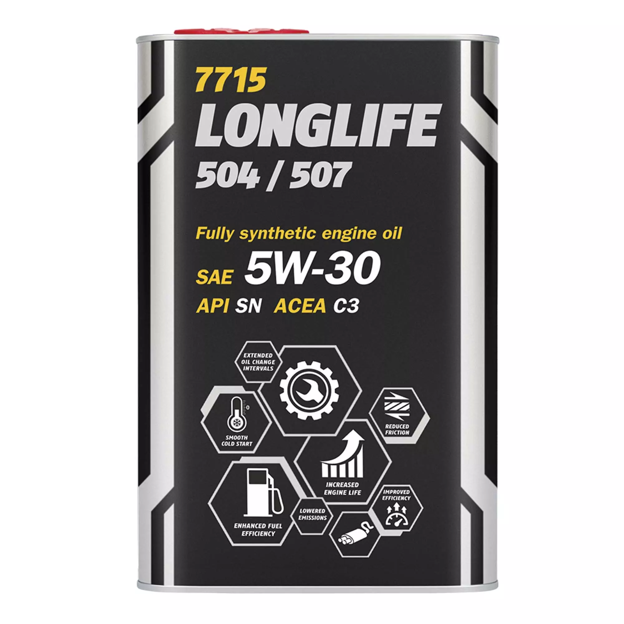 Моторное масло MANNOL LONGLIFE 504/507 5W-30 5л (MN7715-5ME)