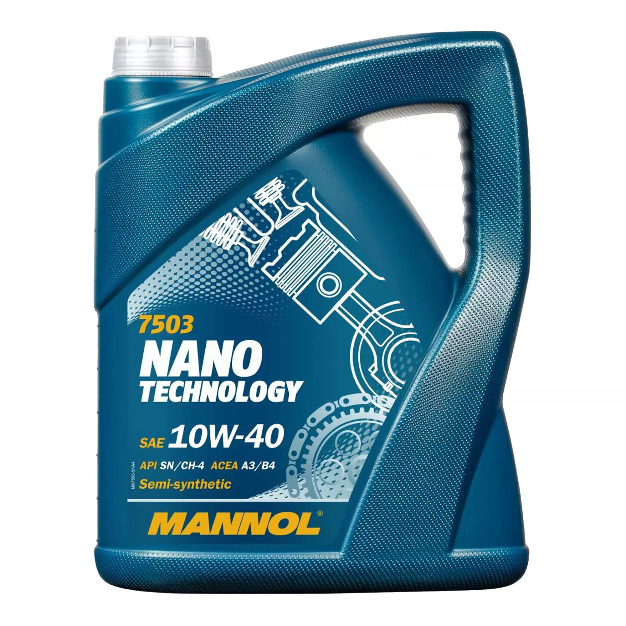 Моторна олива MANNOL NANO TECHNOLOGY 10W-40 5л (MN7503-5) Моторна олива MANNOL NANO TECHNOLOGY 10W-40 5л (MN7503-5)