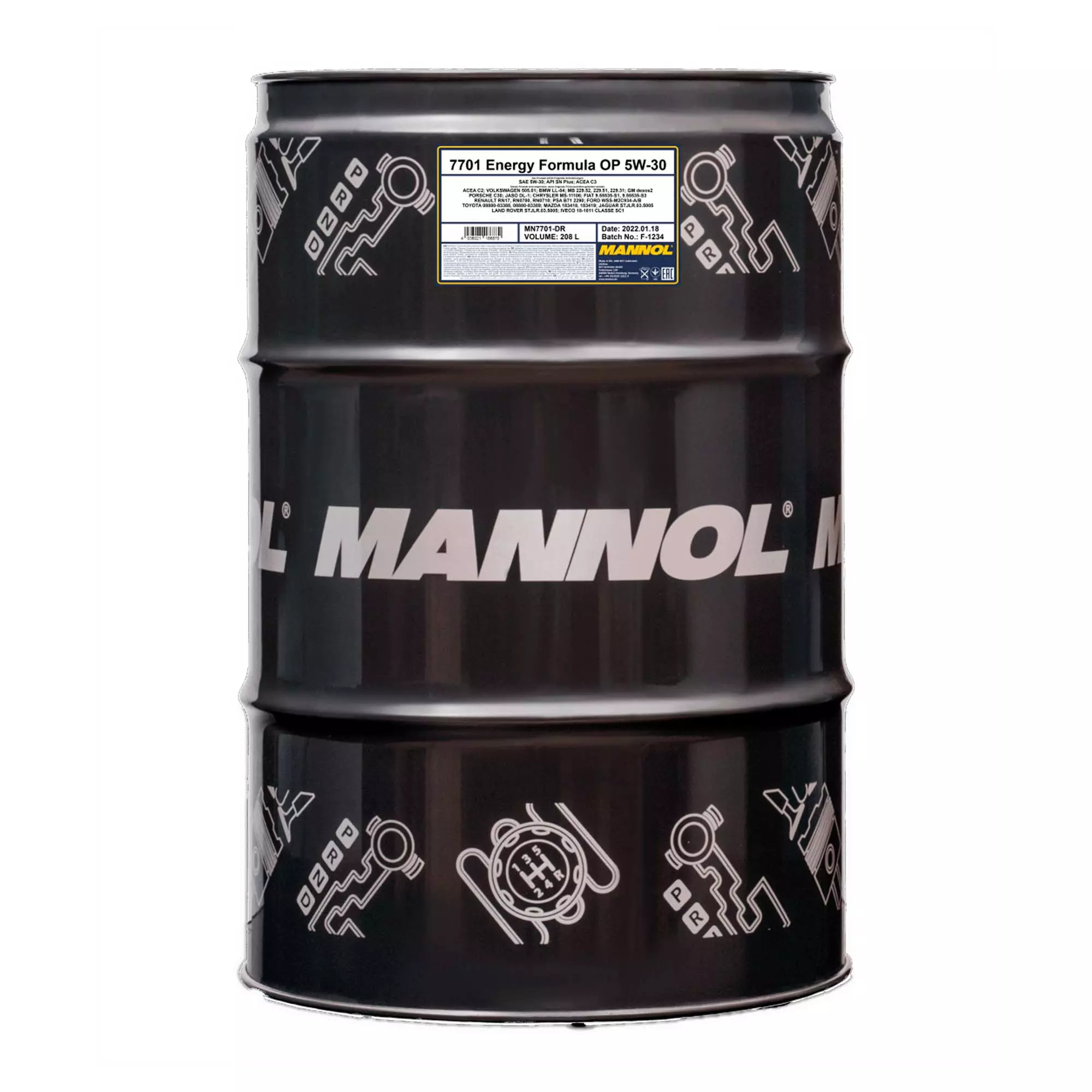 Моторна олива MANNOL O.E.M. 5W-30 208л (MN7701-DR)
