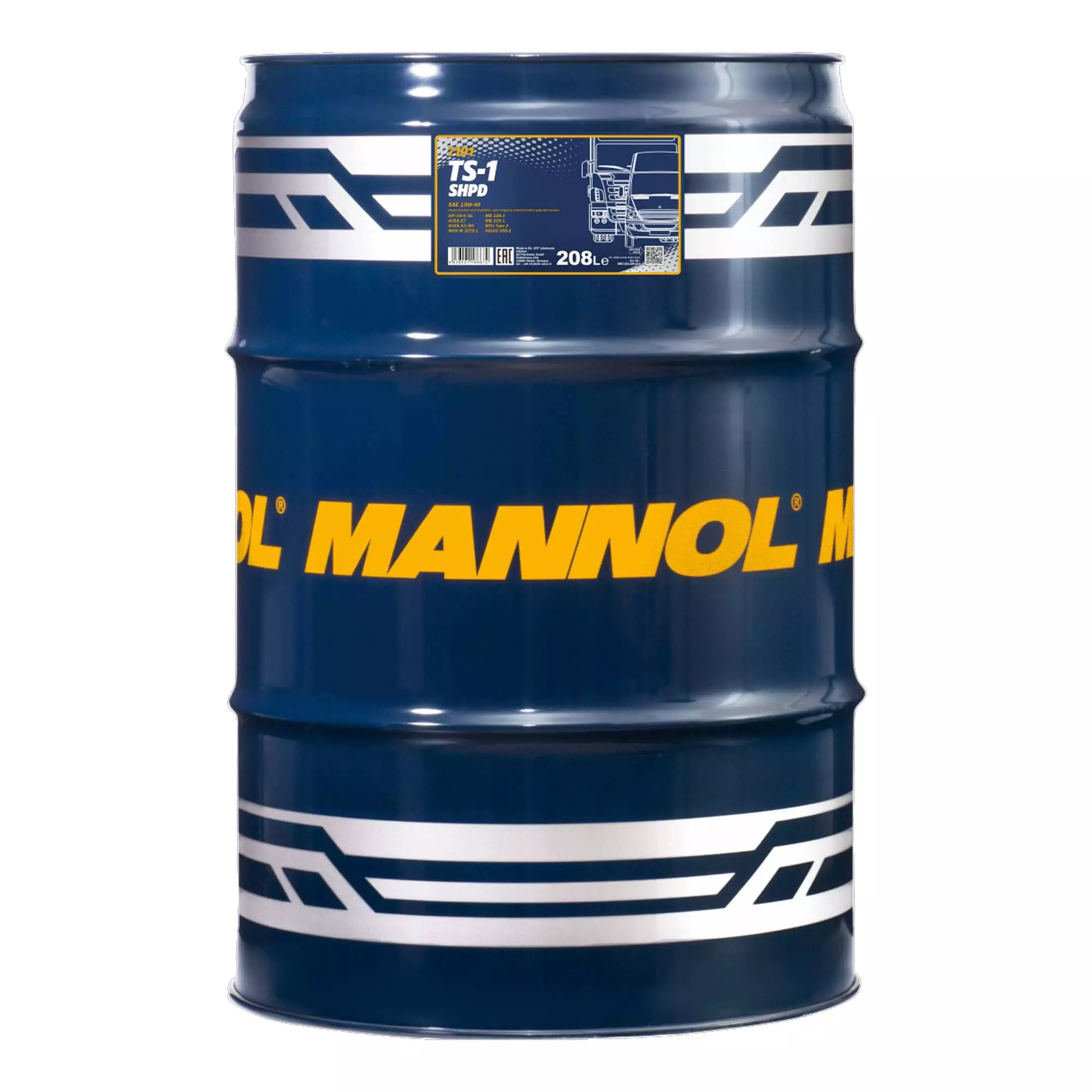 Моторное масло MANNOL TS-1 SHPD 15W-40 208л (MN7101-DR) Моторное масло MANNOL TS-1 SHPD 15W-40 208л (MN7101-DR)