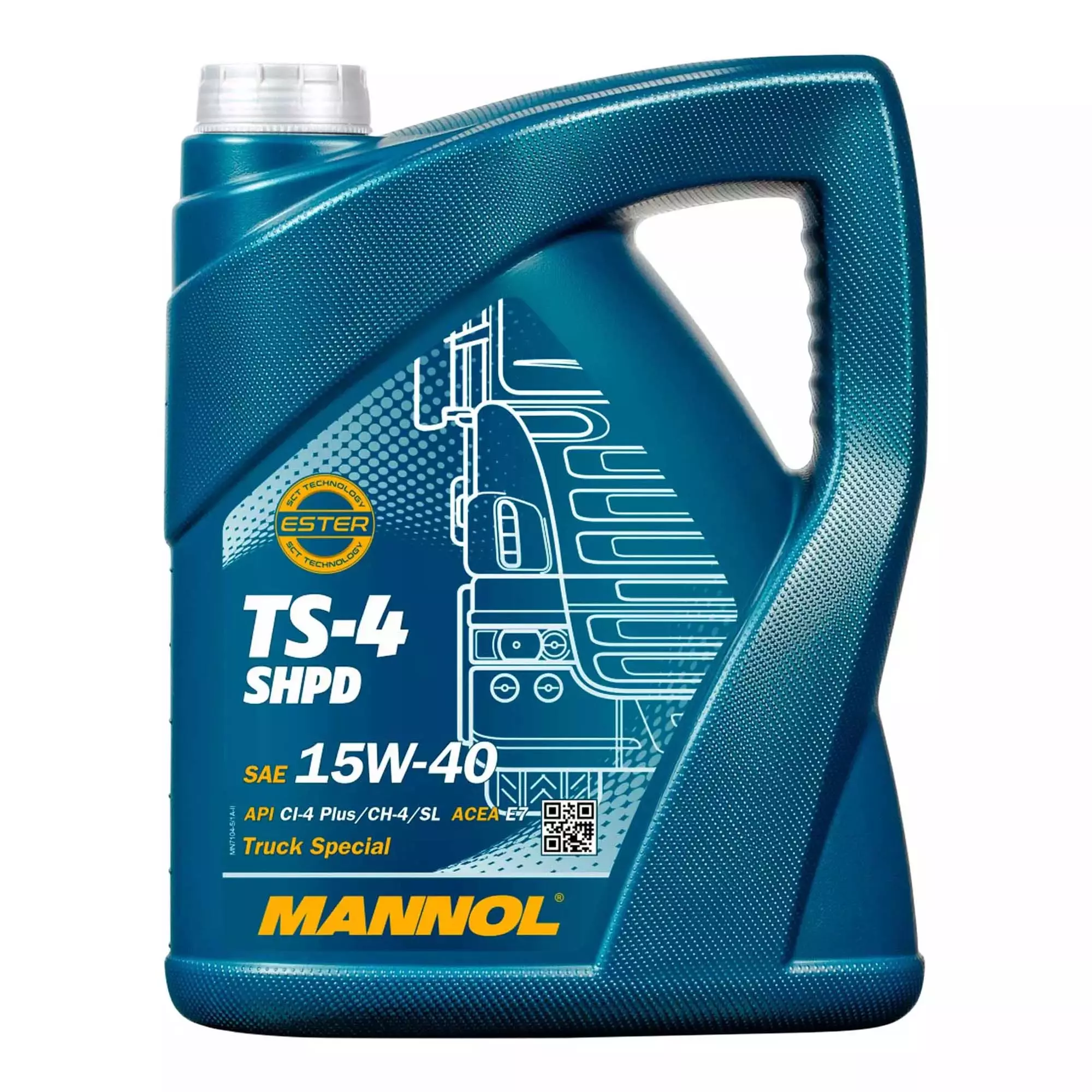Моторное масло MANNOL TS-4 EXTRA SHPD 15W-40 5л (MN7104-5) Моторное масло MANNOL TS-4 EXTRA SHPD 15W-40 5л (MN7104-5)