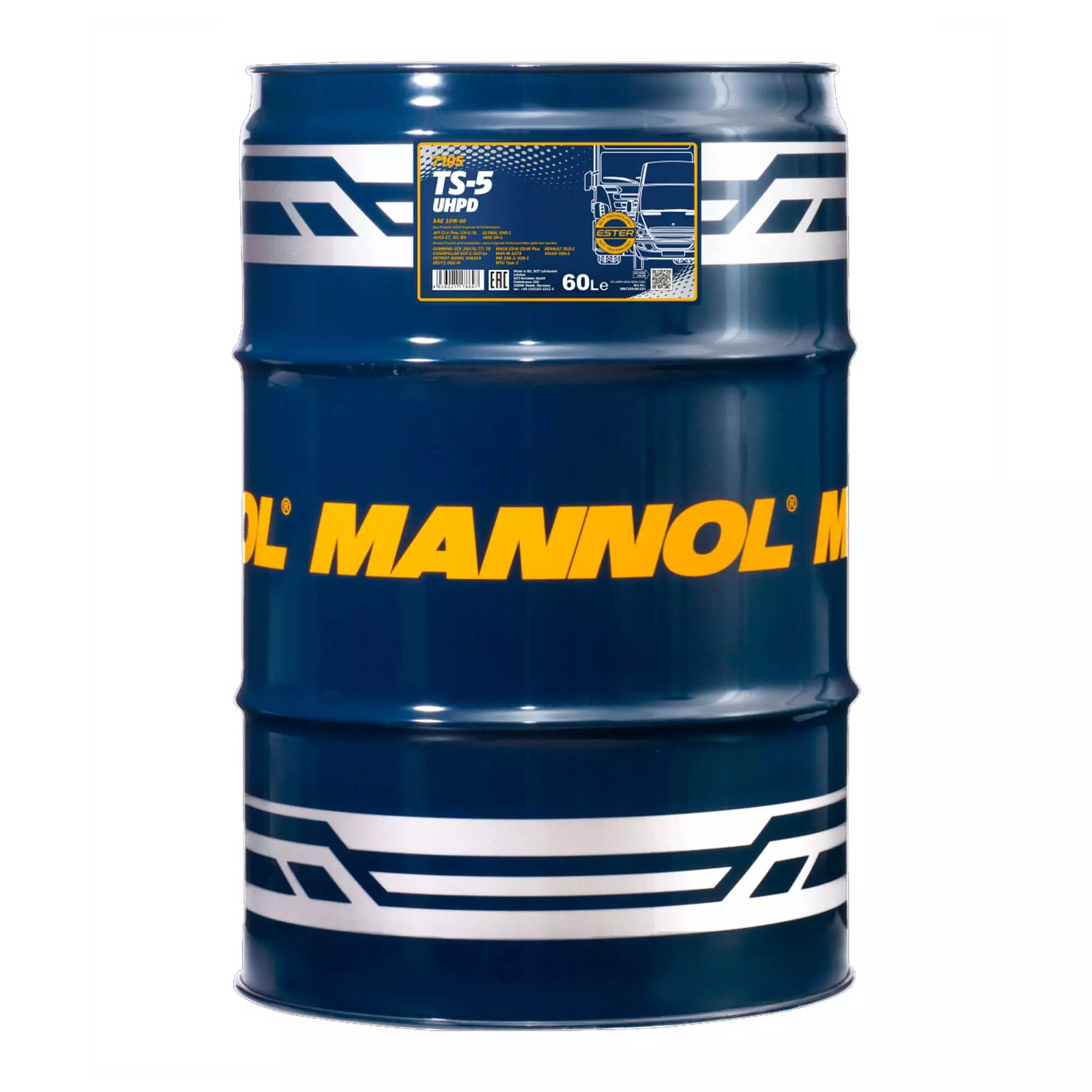 Моторное масло MANNOL TS-5 UHPD 10W-40 60л (MN7105-60)