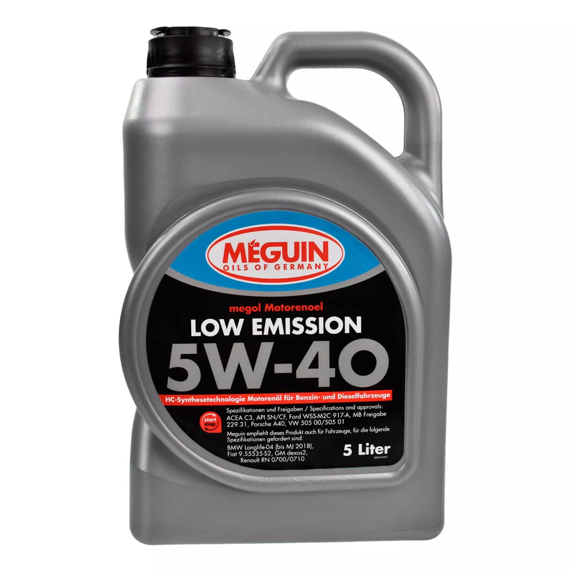 Моторное масло Meguin Low Emission 5W-40 5л (6574)