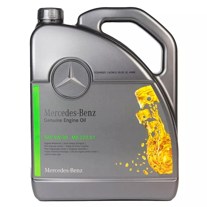 Моторное масло MERCEDES-BENZ Genuine Engine Oil MB 229.51 5W-30 5л (A000989690613ALEE)