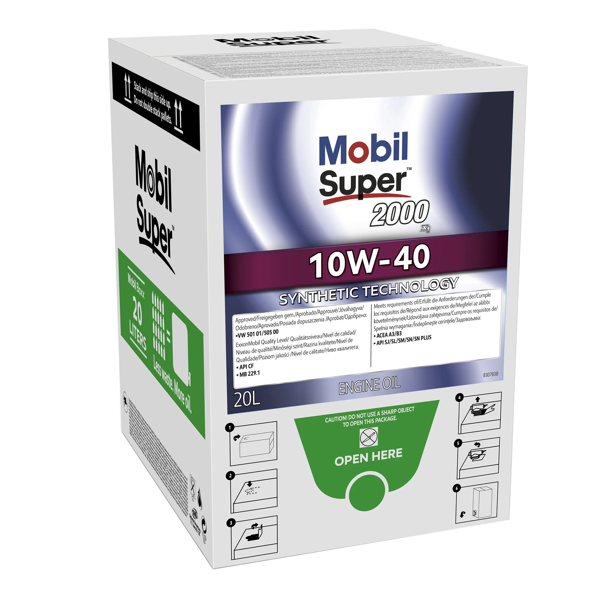 Моторное масло Mobil Super 2000X1 10W-40 BAG-IN-BOX 20л (153732) Моторное масло Mobil Super 2000X1 10W-40 BAG-IN-BOX 20л (153732)