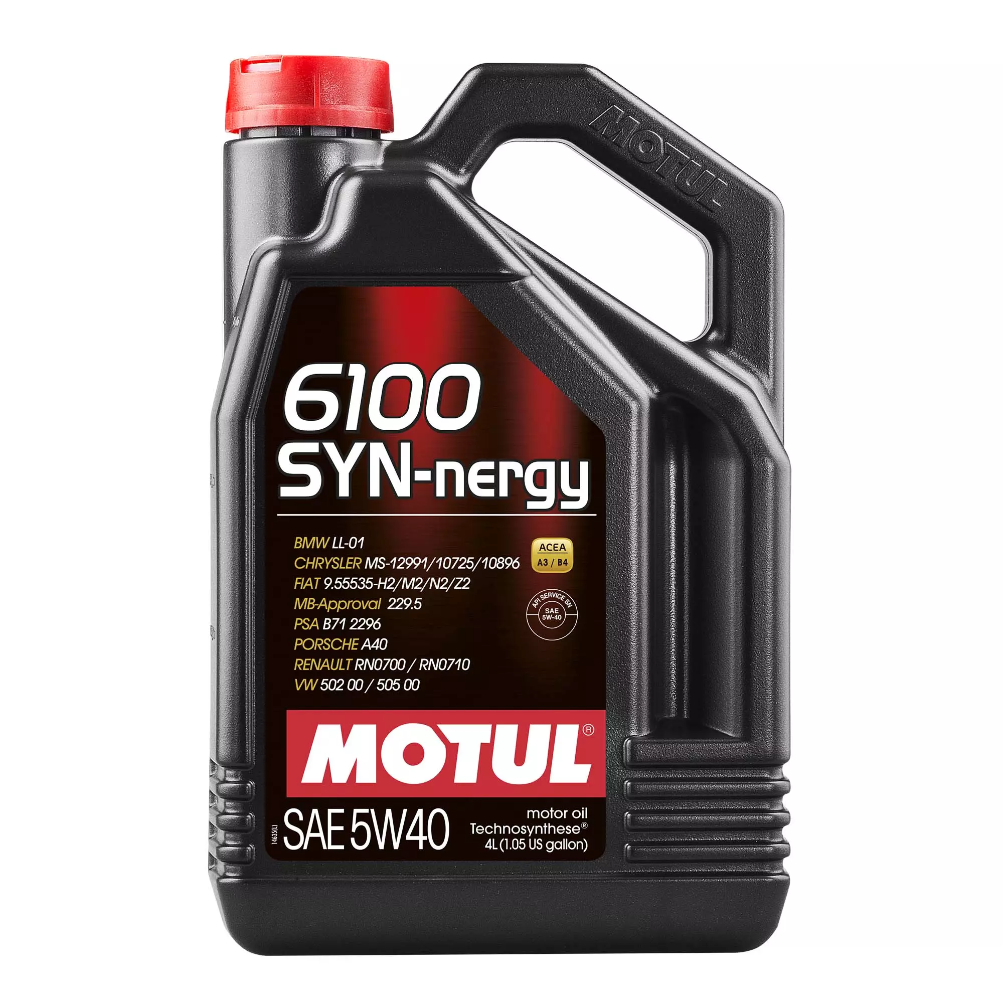 Моторное масло Motul 6100 Syn-Nergy 5W-40 4л (107978) Моторное масло Motul 6100 Syn-Nergy 5W-40 4л (107978)