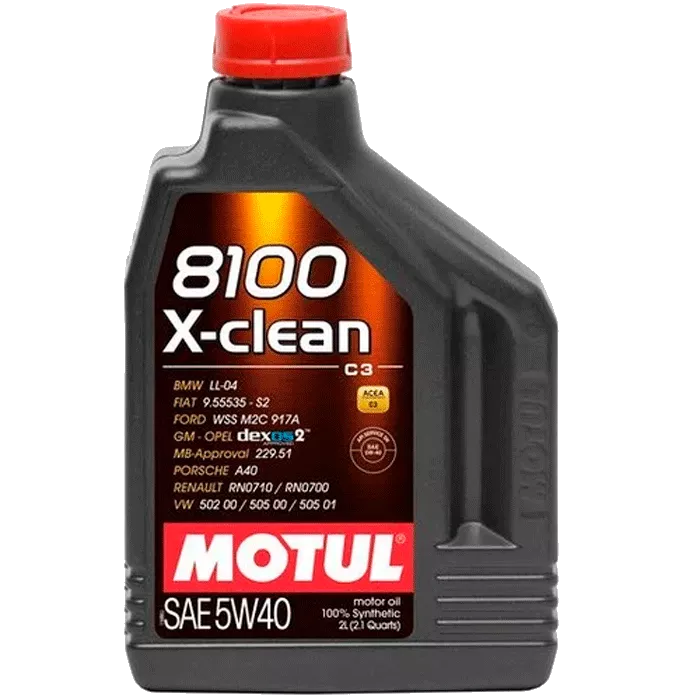 Масло моторное MOTUL 8100 X-CLEAN 5W-40 854154 2л (102049)